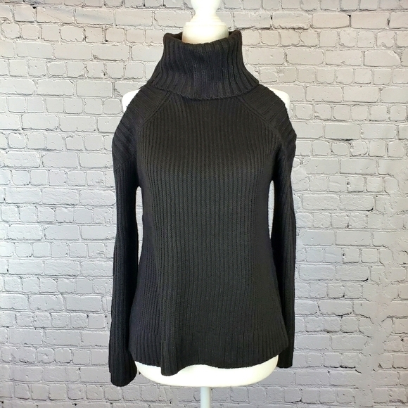 J.o.a Cold Sholder Sweater Black sz. XS black - Picture 3 of 6